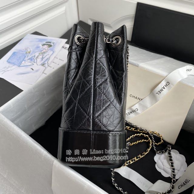 Chanel女包 香奈兒專櫃最新款Gabrielle流浪背包  Chanel金銀鏈條復古背包 94485  djc4337